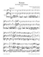 Mozart, W A: Violin Concerto [No. 5] in A major K. 219 KV 219 Product Image