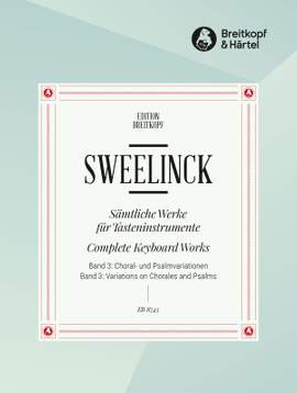 Sweelinck, J P: Sämtliche Werke für Tasteninstrumente Vol. 3