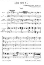 Mozart, W A: Missa brevis in G major K. 140 (App. C 1.12) KV 140 (Anh. C 1.12) Product Image