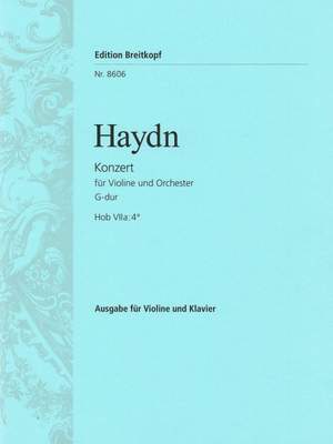 Partitura 'Concerto Pour Violon En La Majeur' De Haydn - Hob. Viia:3