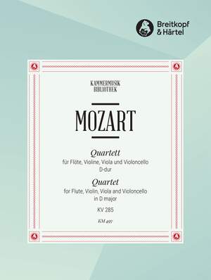 Mozart, W A: Quartet D major KV 285