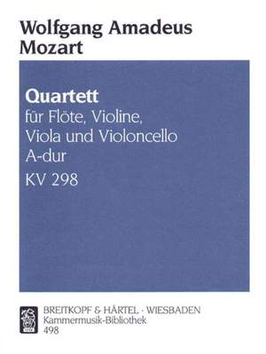 Mozart, W A: Quartet in A major KV 298
