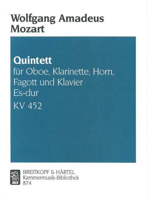 Mozart, W A: Piano Quintet in E flat major KV 452