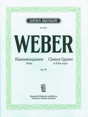 Weber: Quintet in Bb op. 34 J.182