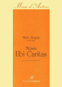 Scapin, M: Messa Ubi caritas (Credo alternato)