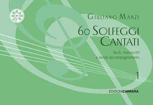 Manzi, G: 60 Solfeggi Cantati Manoscritti Band 1