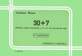 Manzi, G: Solfeggi Cantati Manoscritti