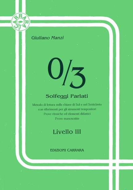 0/3 Solfeggi Parlati Band 3