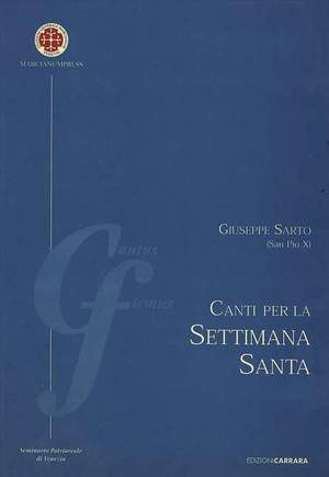 Sarto, G: Canti per la Settimana Santa
