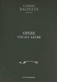 Balducci, C: Opere Vocali Sacre
