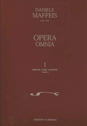 Maffeis, D: Liriche, Cori, Canzoni Vol. 1