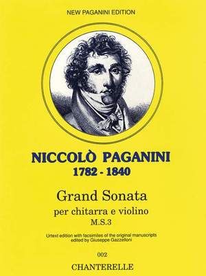 Paganini, N: Grand Sonata M.S.3