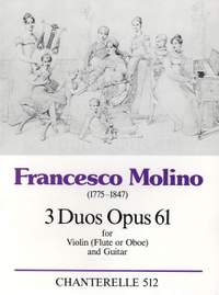 Molino, F: 3 Duos op. 61