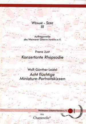 Konzertante Rhapsodie / Acht flüchtige Miniature-Portraitskizzen