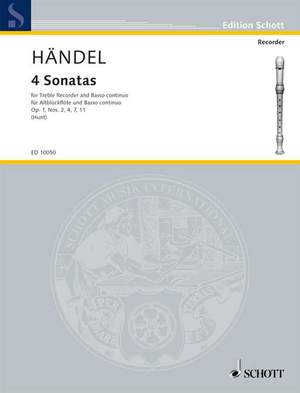 Handel, G F: 4 Sonatas op. 1