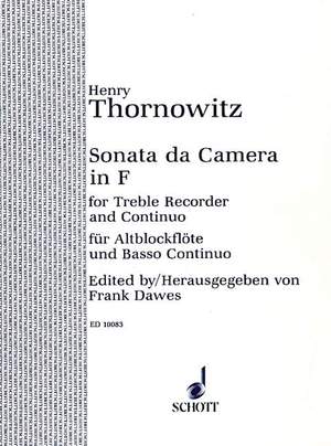 Thornowitz, H: Sonata da Camera in F
