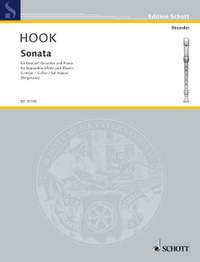 Hook, J: Sonata G Major G major