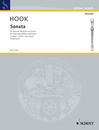 Hook, J: Sonata G Major