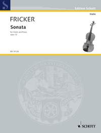 Fricker, P R: Sonata op. 12