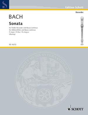 Bach, J S: Sonata in F BWV 1035