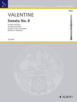 Valentine, R: Sonata Nr. 8 G-Dur G major