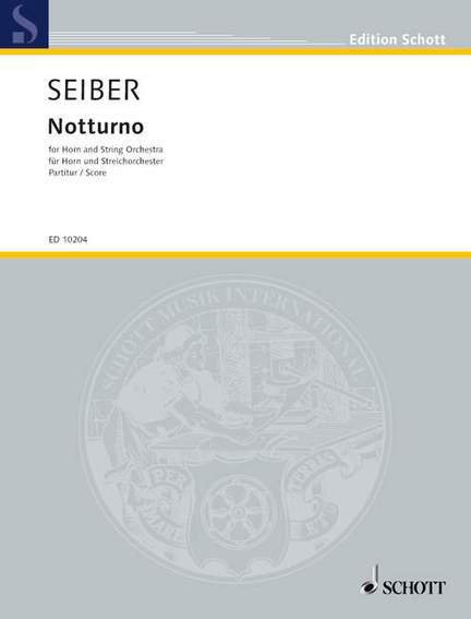 Seiber, M: Notturno