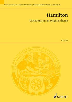Hamilton, I: Variations on an original theme op. 1