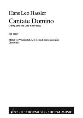 Haßler, H L: Cantate Domino