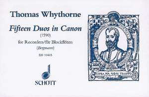 Whythorne, T: Fifteen Duos in Canon