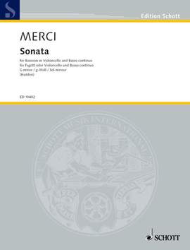 Merci, L: Sonata g-Moll G minor op. 3/4