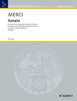 Merci, L: Sonata g-Moll G minor op. 3/4