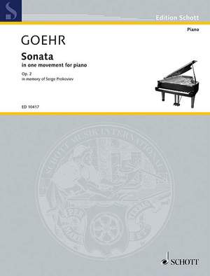 Goehr, A: Sonata op. 2