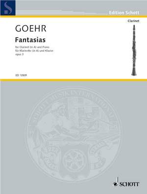 Goehr, A: Fantasias op. 3