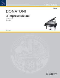 Donatoni, F: 3 Improvisations