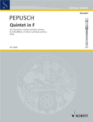 Pepusch, J C: Quintet F Major