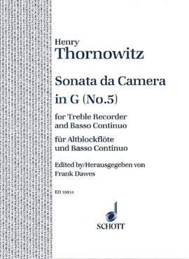 Thornowitz, H: Sonata da Camera G major