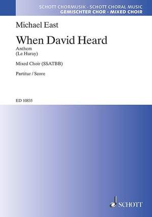 East, M: When David heard