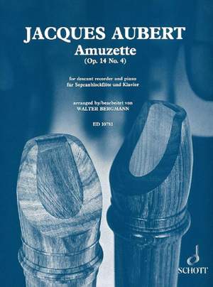 Aubert, J: Amuzette op. 14/4