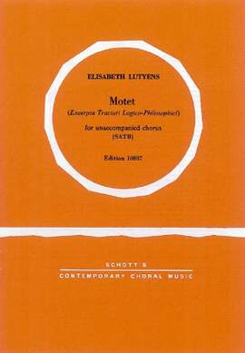 Lutyens, E: Excerpta tractati logico Philosophici op. 27