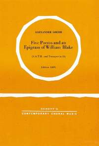 Goehr, A: Five Poems and An Epigram of William Blake op. 17