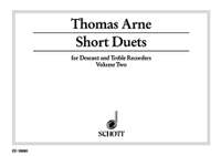 Arne, T A: Short Duets Vol. 2