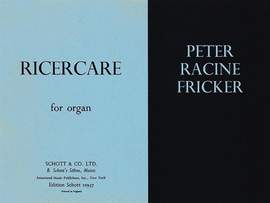Fricker, P R: Ricercare op. 40