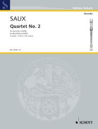 Saux, G: Quartet No. 2 G Dur G major