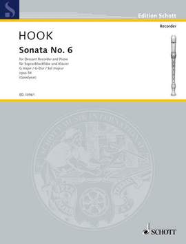 Hook, J: Sonata Nr. 6