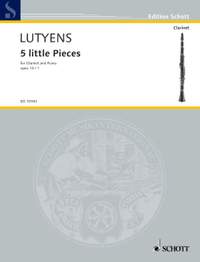 Lutyens, E: 5 little Pieces op. 14/1