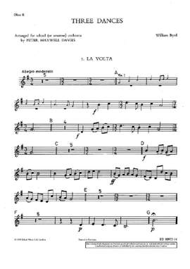 Byrd, W: 3 Dances
