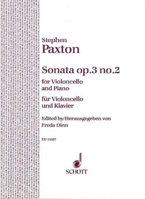 Paxton, S: Sonata op. 3/2