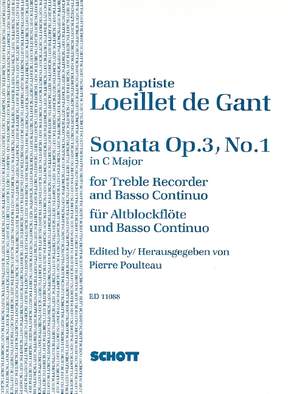 Loeillet de Gant, J B: Sonata op. 3/1