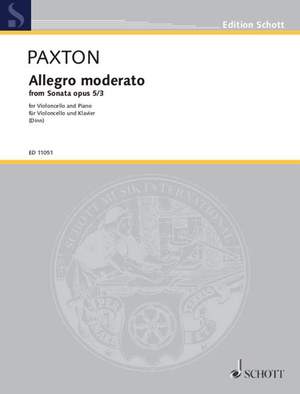 Paxton, S: Allegro Moderato op. 5/3