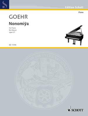 Goehr, A: Nonomiya op. 27